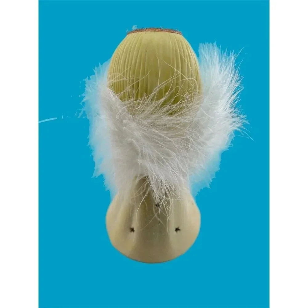 Choir Angel Ceramic Lights Up Changes Colors On Off Switch Battery Operated
